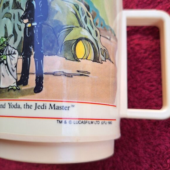 Vtg Deka 80's Star Wars Return of the Jedi&The Empire Strikes Back Plastic Mugs - Picture 10 of 16